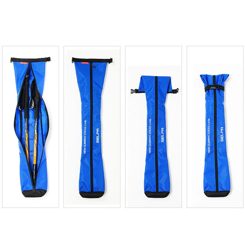 Outdoor Trekking Pole Backpack Crutches Storage Bag Portable Folding Trekking Pole Bag Humanized Design