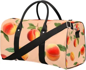 Peach Foldable Lightweight Duffle Bag for Travel - Waterproof Carry On Bags for Airplanes, Travel Duffel Bags for Gym, Weekend