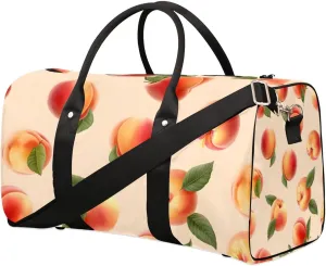 Peaches Foldable Lightweight Duffle Bag for Travel - Waterproof Carry On Bags for Airplanes, Travel Duffel Bags for Gym, Weekend