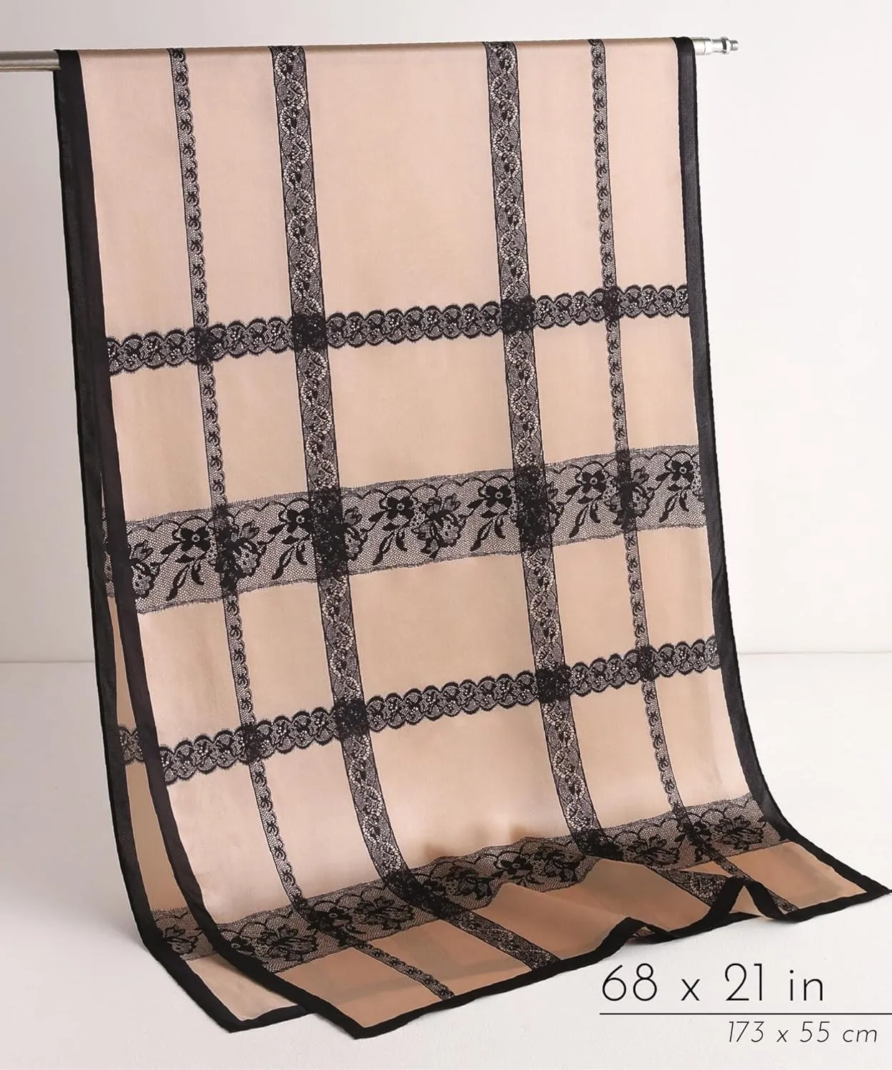 PoeticEHome 100% Mulberry Silk Long Scarf - Women's Large Oblong Sunscreen Shawl with Gift Packaging