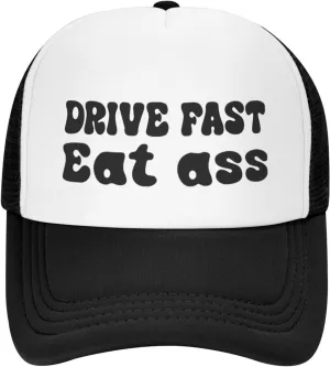 Put It On My Husband's Tab Drinking Trucker Hat - Funny Pink Trucker Hat for Women and Men