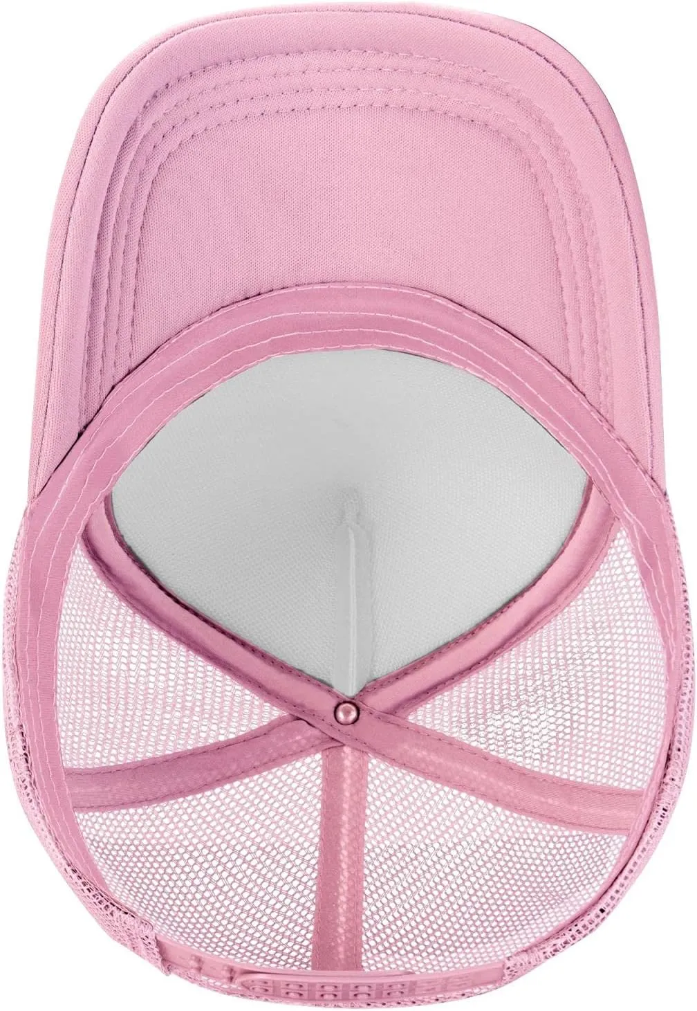 Put It On My Husband's Tab Drinking Trucker Hat - Funny Pink Trucker Hat for Women and Men