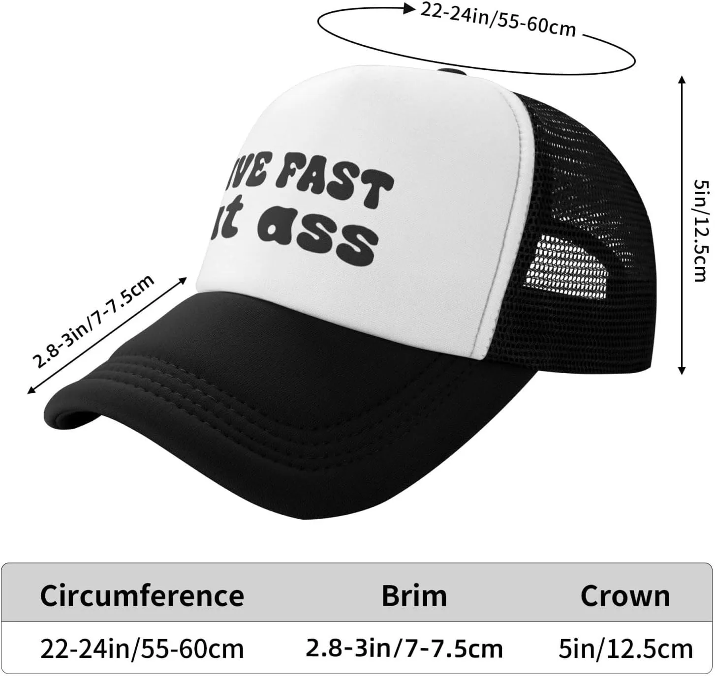 Put It On My Husband's Tab Drinking Trucker Hat - Funny Pink Trucker Hat for Women and Men