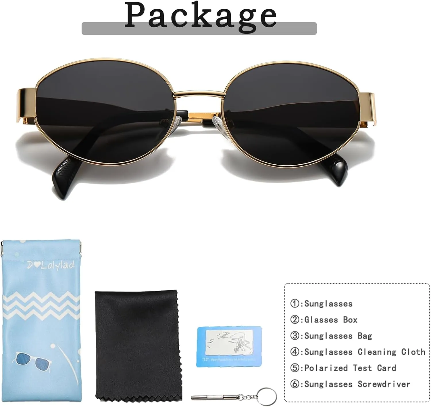 Retro Oval Sunglasses for Women Men Trendy Sun Glasses Classic Shades UV400 Protection