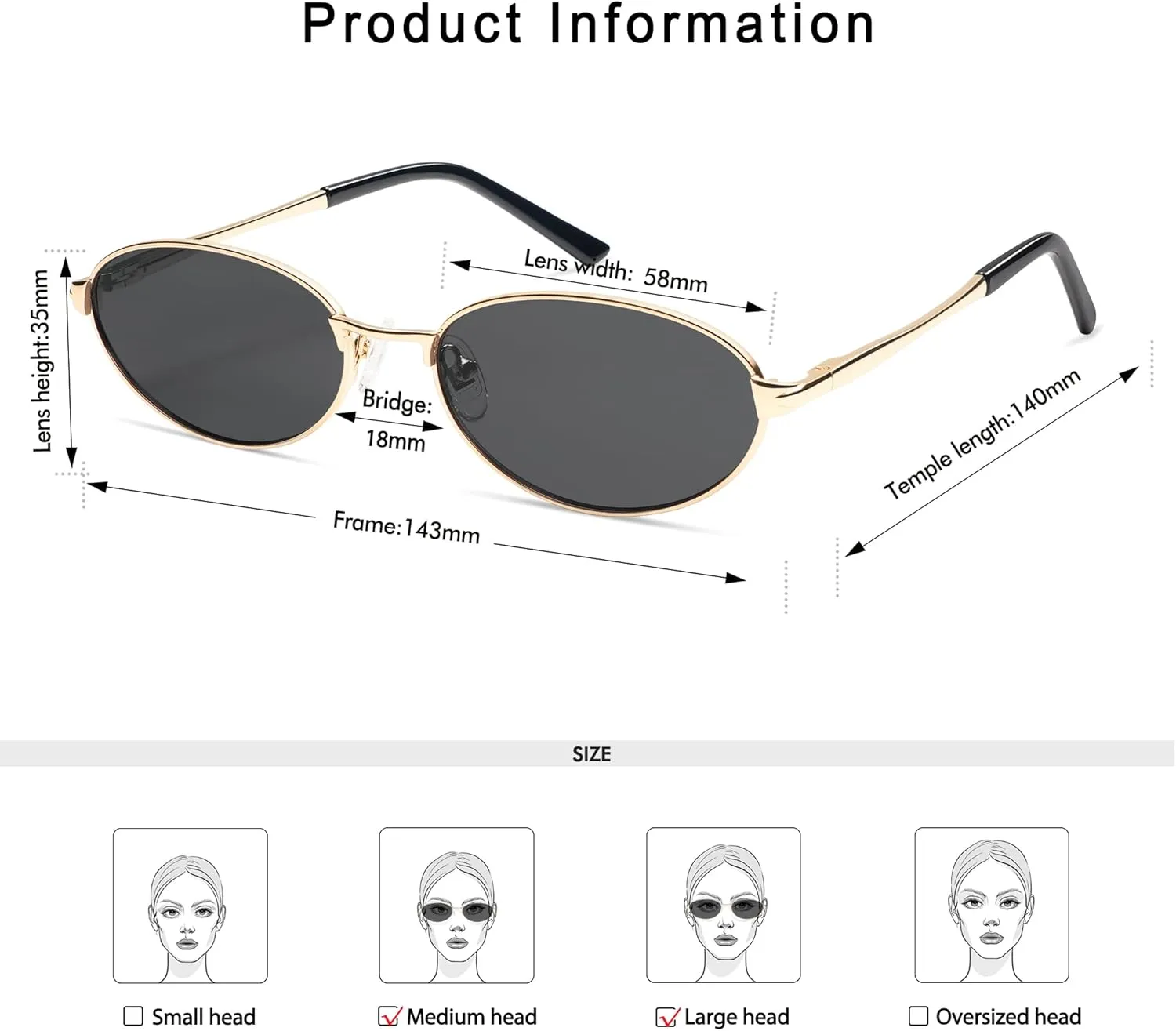 Retro Oval Sunglasses for Women Mens with Spring Hinge Sunnies AP3696