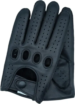 Riparo Men's Reverse Stitched Touchscreen Texting Leather Driving Gloves