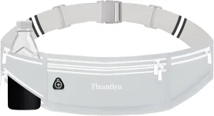 Running Belts for Women & Men - Ultimate Running Fanny Pack, perfect for hydration, phone storage, & carrying essentials during running, cycling, & hiking (Grey)