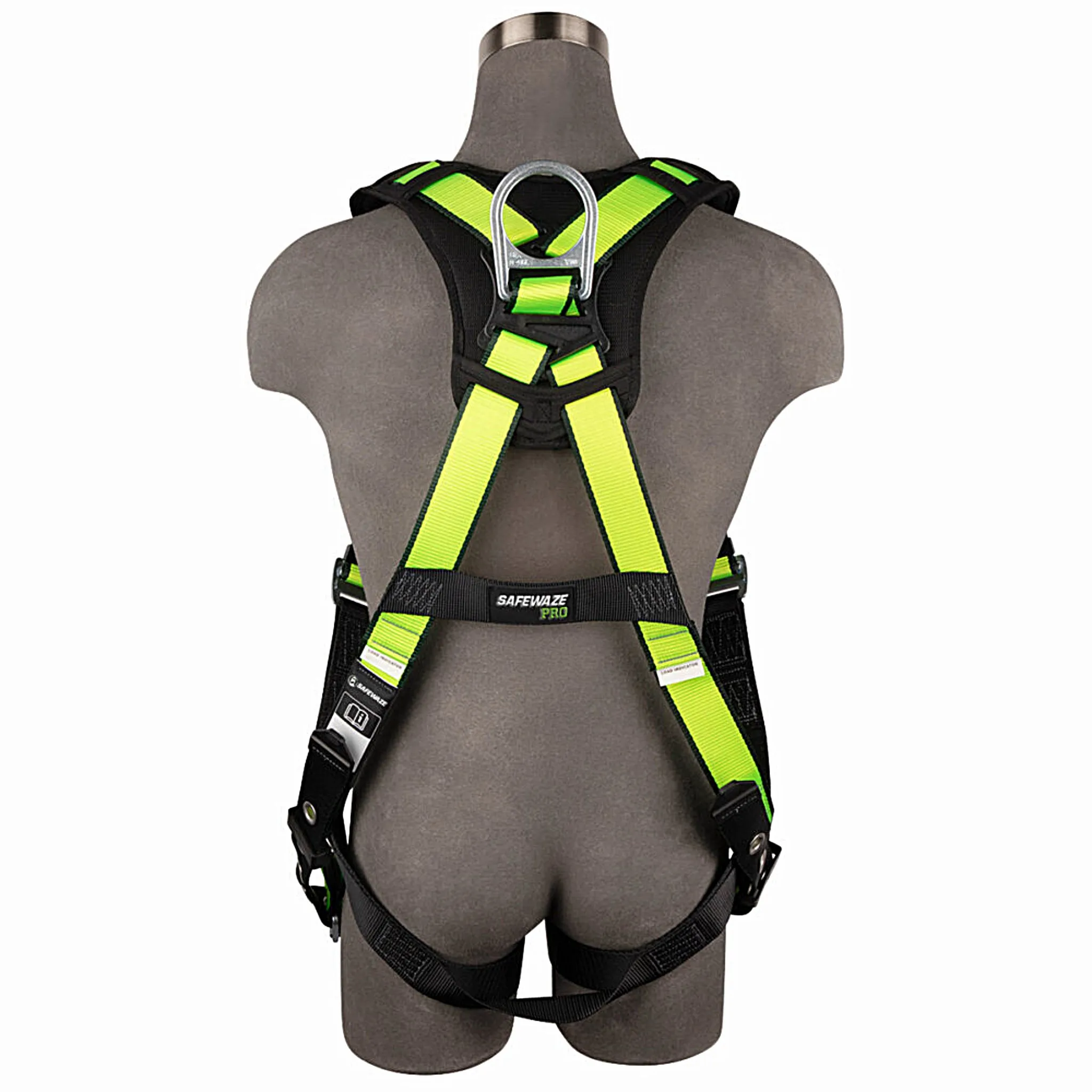 Safewaze FS185 Series PRO Full Body Harness, 1D, MB Chest, TB Legs, 1 Each