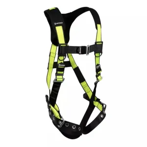 Safewaze FS185 Series PRO Full Body Harness, 1D, MB Chest, TB Legs, 1 Each