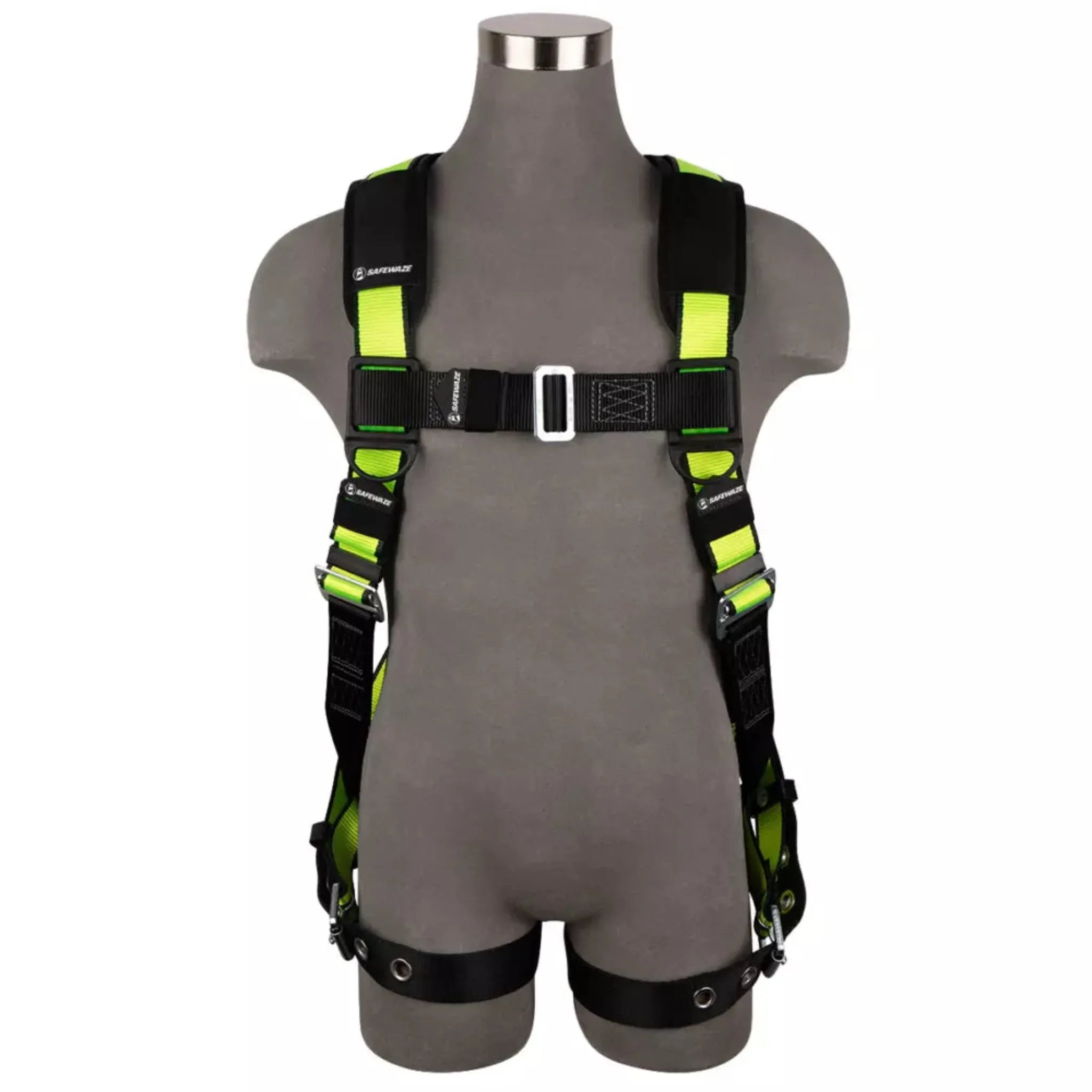 Safewaze FS185 Series PRO Full Body Harness, 1D, MB Chest, TB Legs, 1 Each
