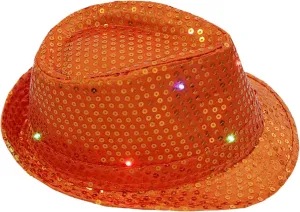 Sequin Fedora Hat for Men Women Hip Hop Hat Jazz Sequin Bowler Cap Stage Performance Vintage Jazz Hats