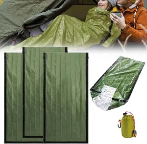 Sierra Madre Emergency Sleeping Bag, 84"X36" Sierra Madre Emergency Sleeping Bag, Tiny Portable Thermal Waterproof Sierramadre Emergency Sleeping Bag for Camping, Hiking, Outdoor