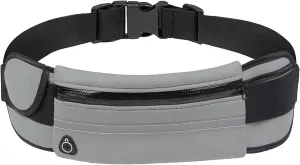 Slim Running Belt, Waterproof Fanny Packs for Women,Phone Holder for Running,Reflective Waist Bag for Men,Runners Belt Pouches for Men,Money Belt,Waist Pack for Travel Camping Running Workout