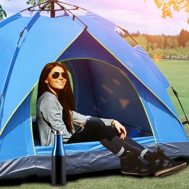 TC-014 Outdoor Beach Travel Camping Automatic Spring Multi-Person Tent For 2 People(Orange Mat Hammock)