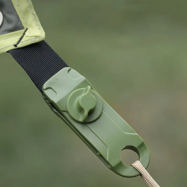 Tent Additional Pull Point Shark Clips Outdoor Camping Canopy Windproof Clip(Mud-color)