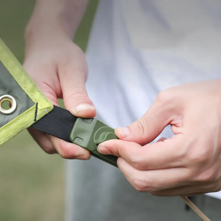 Tent Additional Pull Point Shark Clips Outdoor Camping Canopy Windproof Clip(Mud-color)