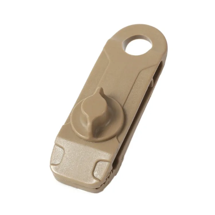 Tent Additional Pull Point Shark Clips Outdoor Camping Canopy Windproof Clip(Mud-color)