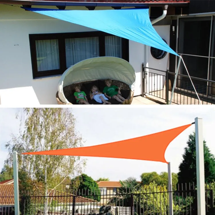 Triangle Outdoor Garden Sunshade Sail Waterproof Anti-UV Canopy, Size: 2.4m x 2.4m x 2.4m(Green)
