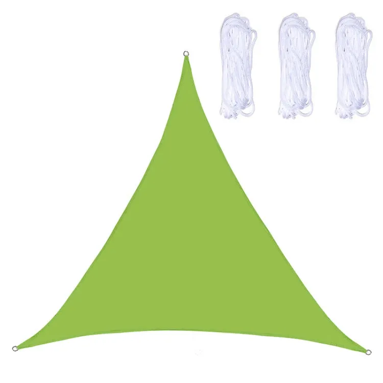 Triangle Outdoor Garden Sunshade Sail Waterproof Anti-UV Canopy, Size: 2m x 2m x 2m(Green)