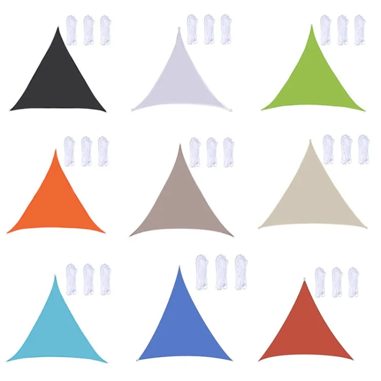 Triangle Outdoor Garden Sunshade Sail Waterproof Anti-UV Canopy, Size: 2m x 2m x 2m(Green)