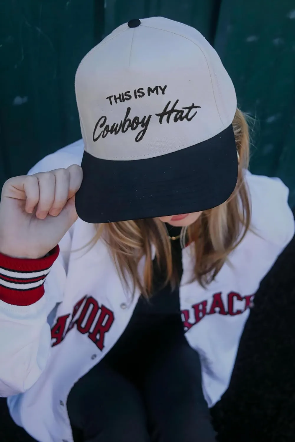 Trucker Hats for Men Women Vintage Two Tone Country Cowboy Hat Retro Western Snapback Cap