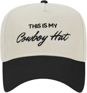 Trucker Hats for Men Women Vintage Two Tone Country Cowboy Hat Retro Western Snapback Cap