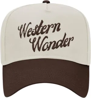 Trucker Hats for Men Women Vintage Two Tone Country Cowboy Hat Retro Western Snapback Cap