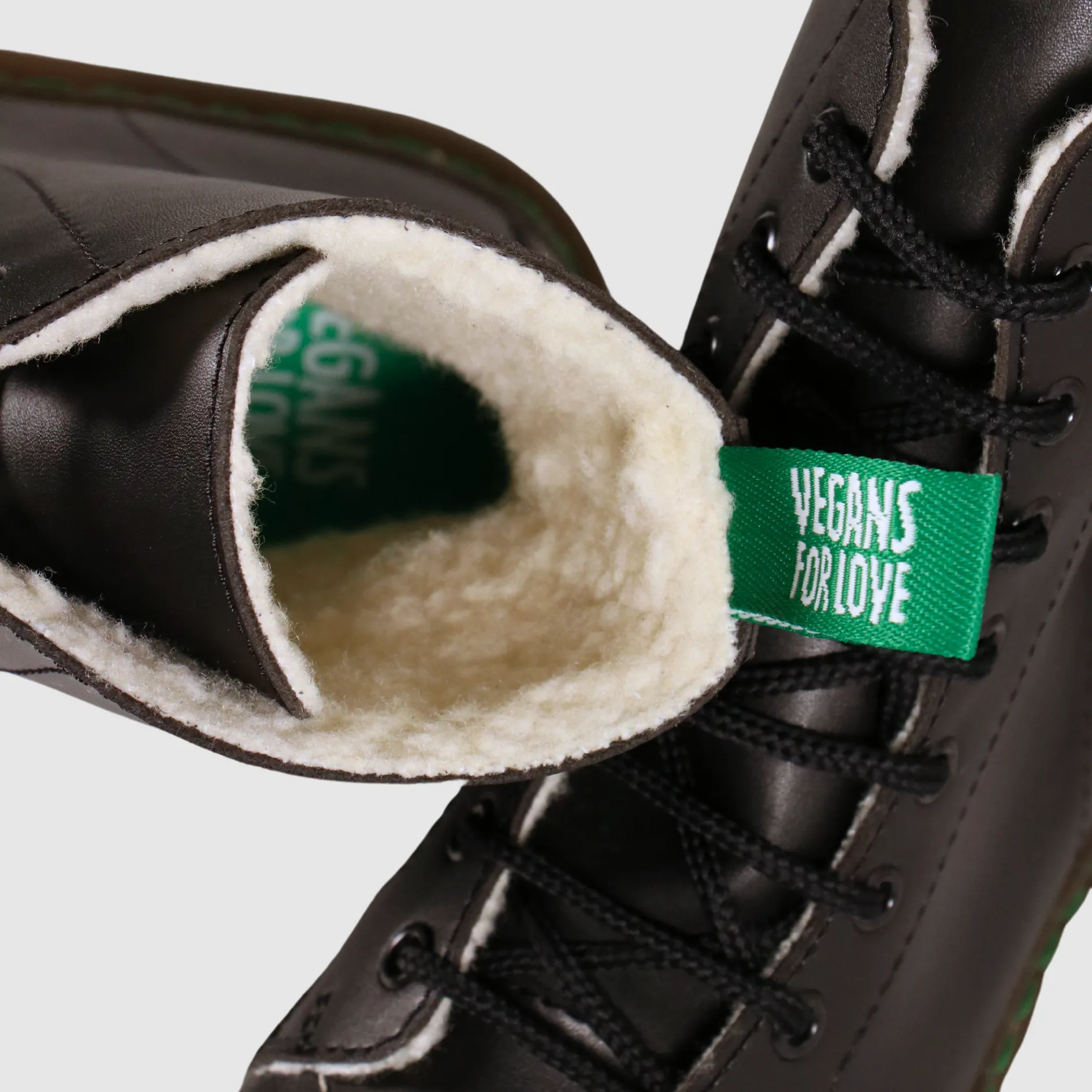 Unisex Vegan Winter Boots - Activist Footprints, Durable, Water-Resistant, Shearling-Lined, Perfect for Cold Weather and Daily Use