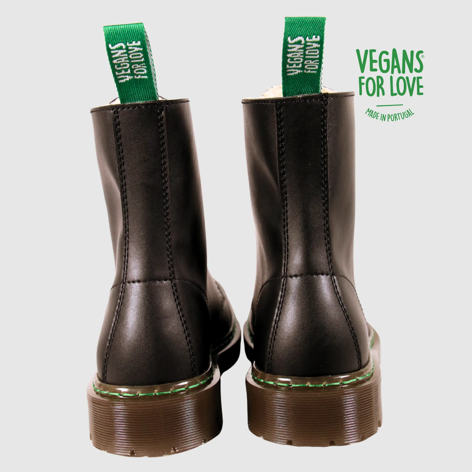 Unisex Vegan Winter Boots - Activist Footprints, Durable, Water-Resistant, Shearling-Lined, Perfect for Cold Weather and Daily Use
