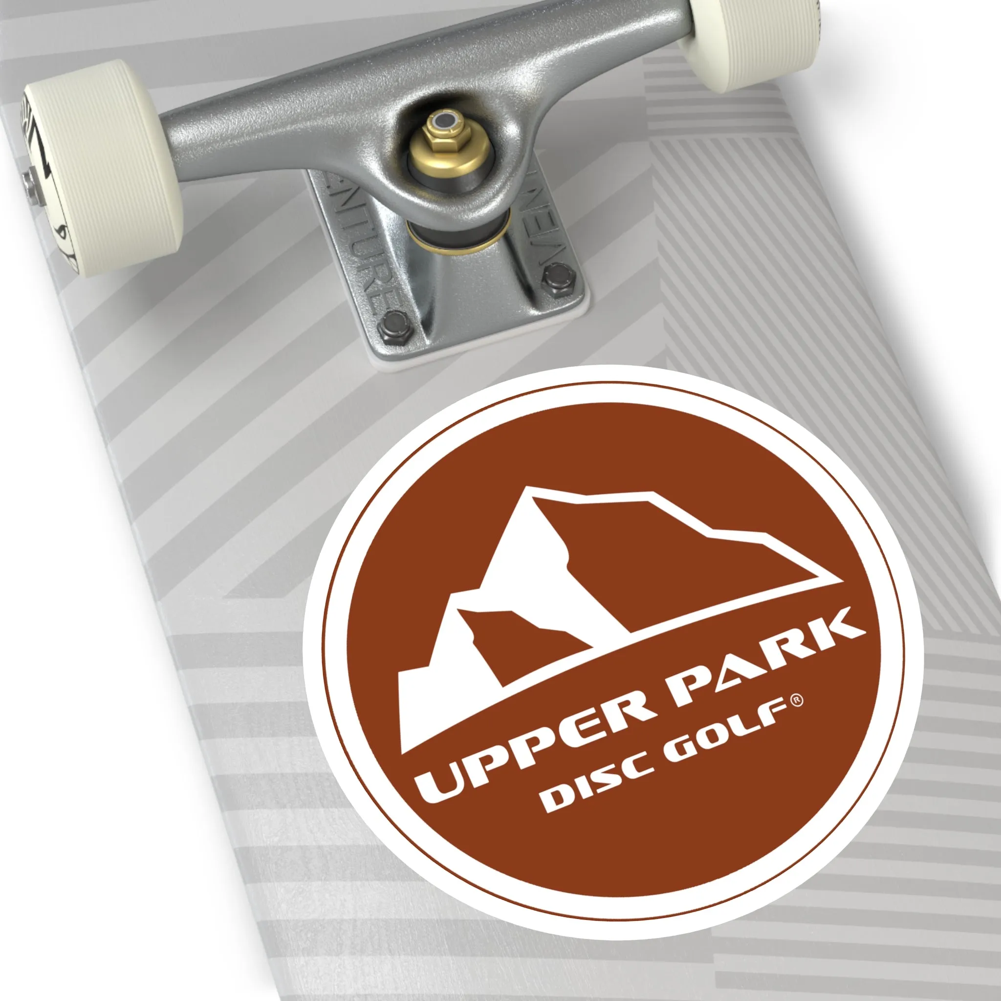 Upper Park Disc Golf Logo Sticker - Premium Vinyl