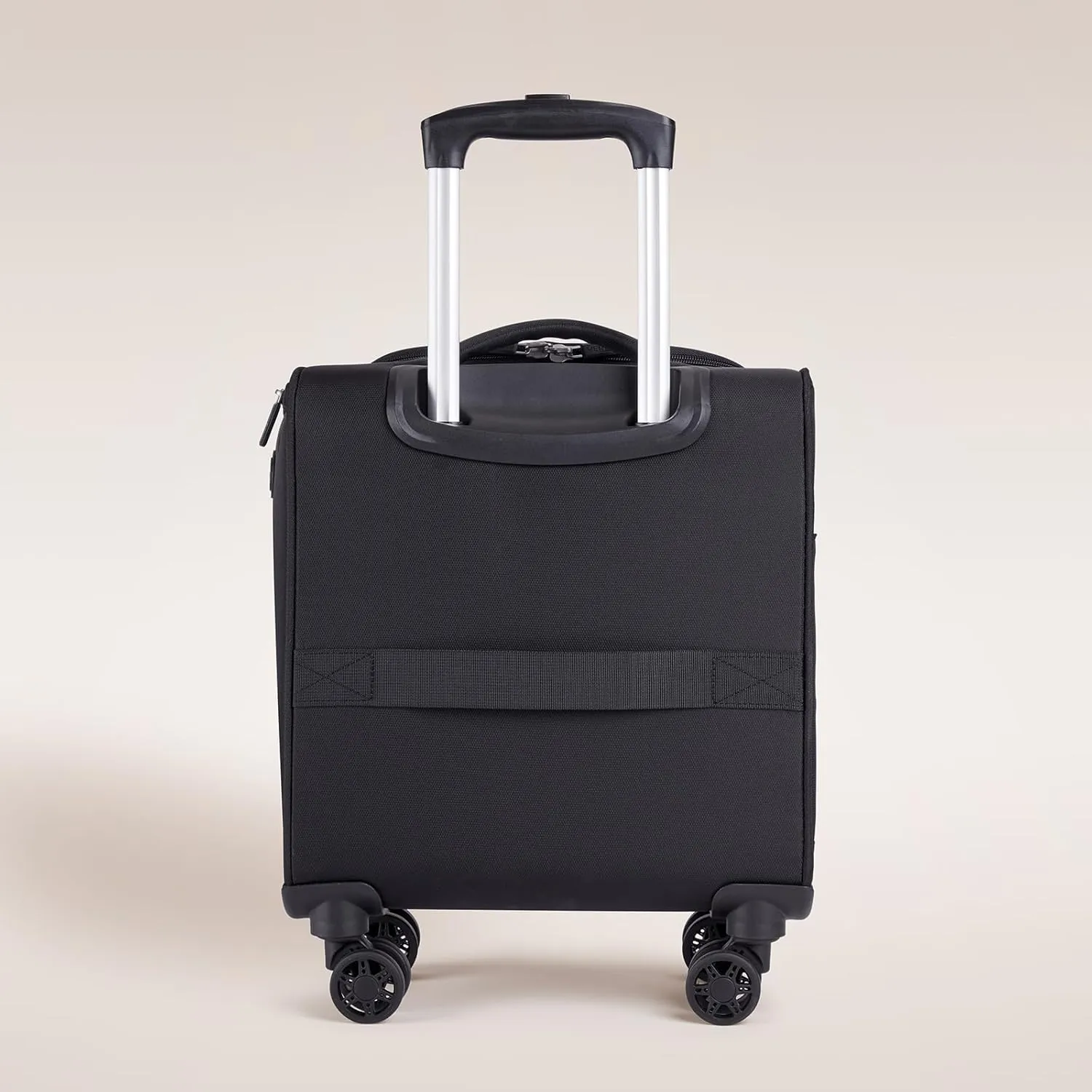 Verage Underseat Carry On Luggage with Wheels, 14.5-Inch Spinner Small Suitcase, Softside Lightweight Travel Bag for Men and Women, Airplane Carry On Bag, Black