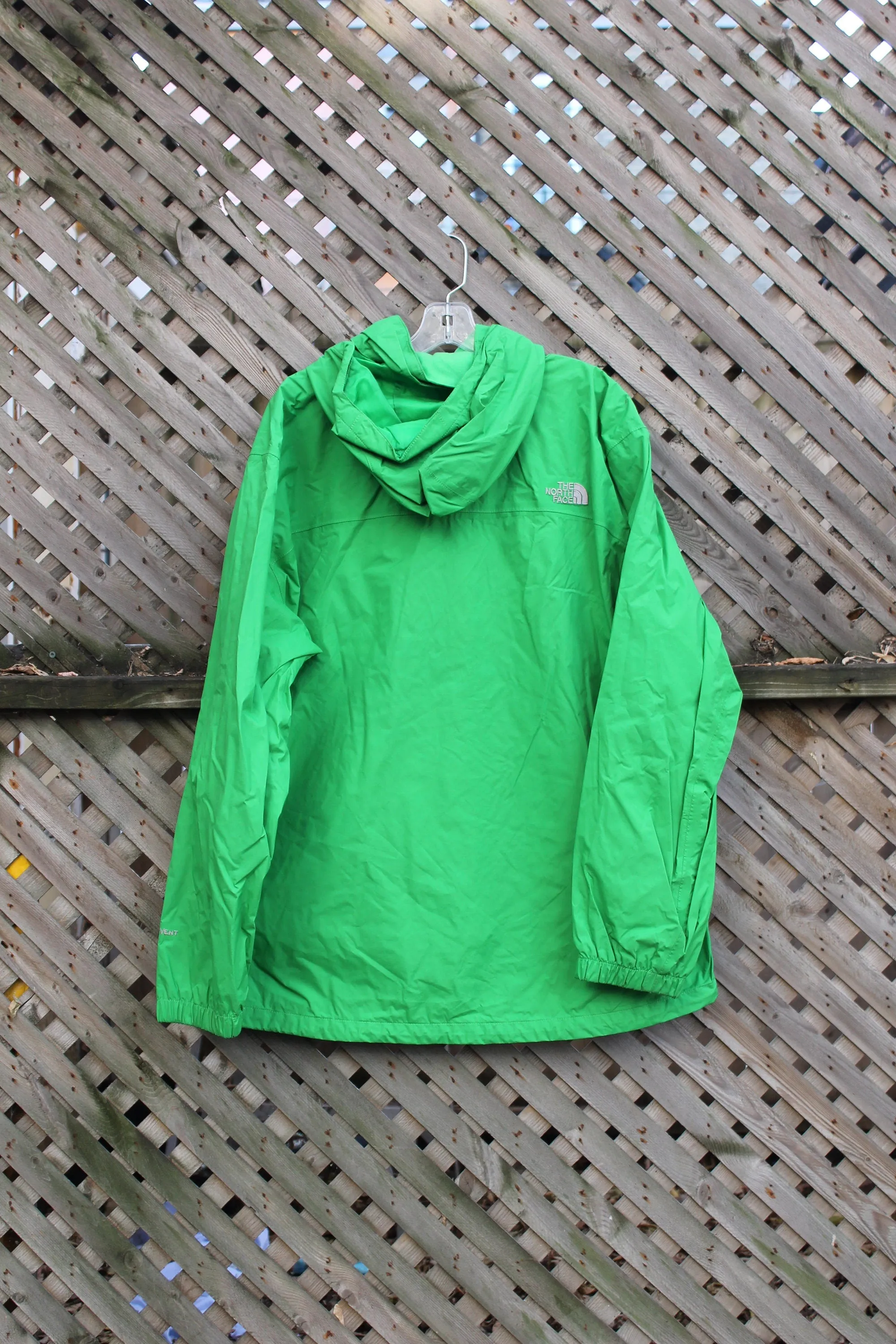 Vintage 1990s The North Face Lime Green HyVent Windbreaker
