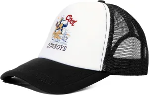 Vintage Trucker Hats Men Women Funny Cute Cowboys Trucker Hats Country Caps Adjustable Snapback Retro Trendy