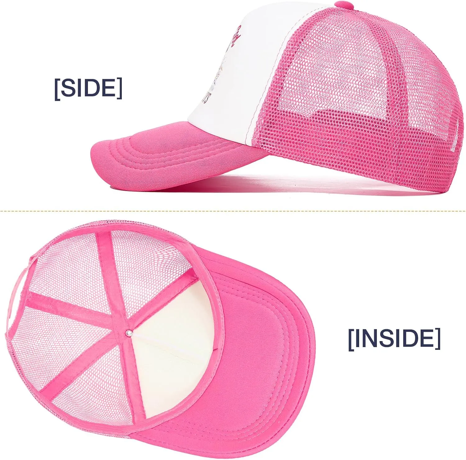 Vintage Trucker Hats Men Women Funny Cute Cowboys Trucker Hats Country Caps Adjustable Snapback Retro Trendy