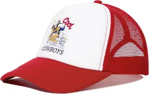 Vintage Trucker Hats Men Women Funny Cute Cowboys Trucker Hats Country Caps Adjustable Snapback Retro Trendy