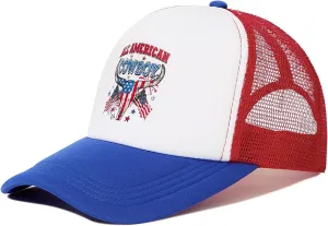 Vintage Trucker Hats Men Women Funny Cute Cowboys Trucker Hats Country Caps Adjustable Snapback Retro Trendy
