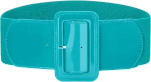 VONMELLI Stretchy Wide Women Belts Elastic Vintage Belts for Women Fashion Ladies Waist Belt for Dress