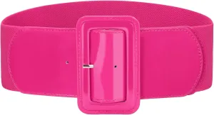 VONMELLI Stretchy Wide Women Belts Elastic Vintage Belts for Women Fashion Ladies Waist Belt for Dress