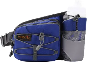 Waist Pack with Water Bottle Holder for Running Walking Hiking Fanny Pack Hydration Belt