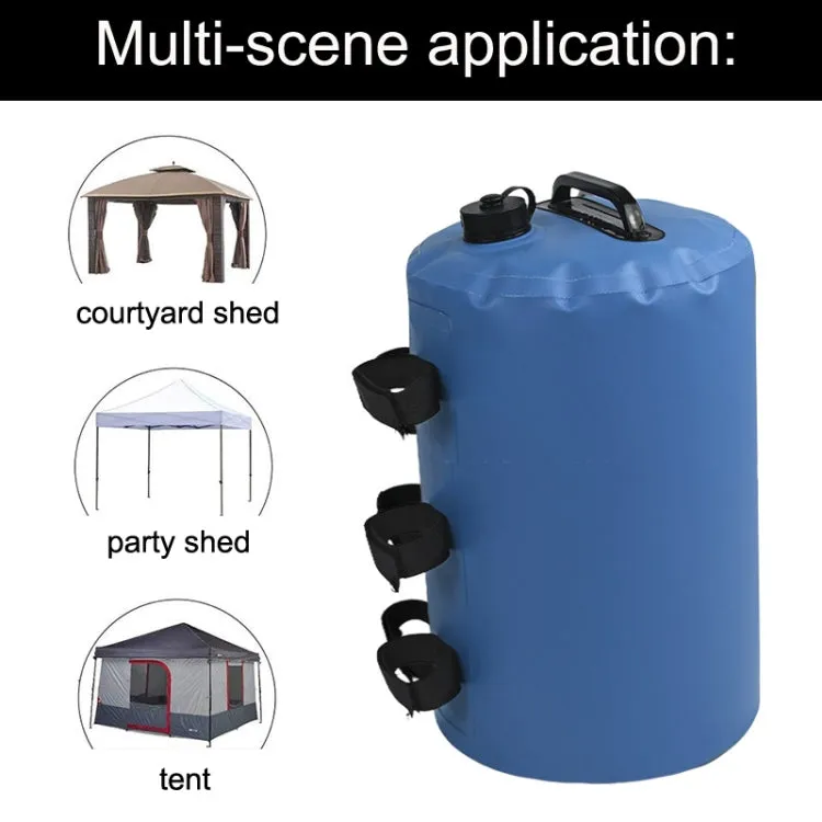Water And Sand Multi-Function Tent Windproof Fixed Water Bag, Size: 24x45cm(Blue)