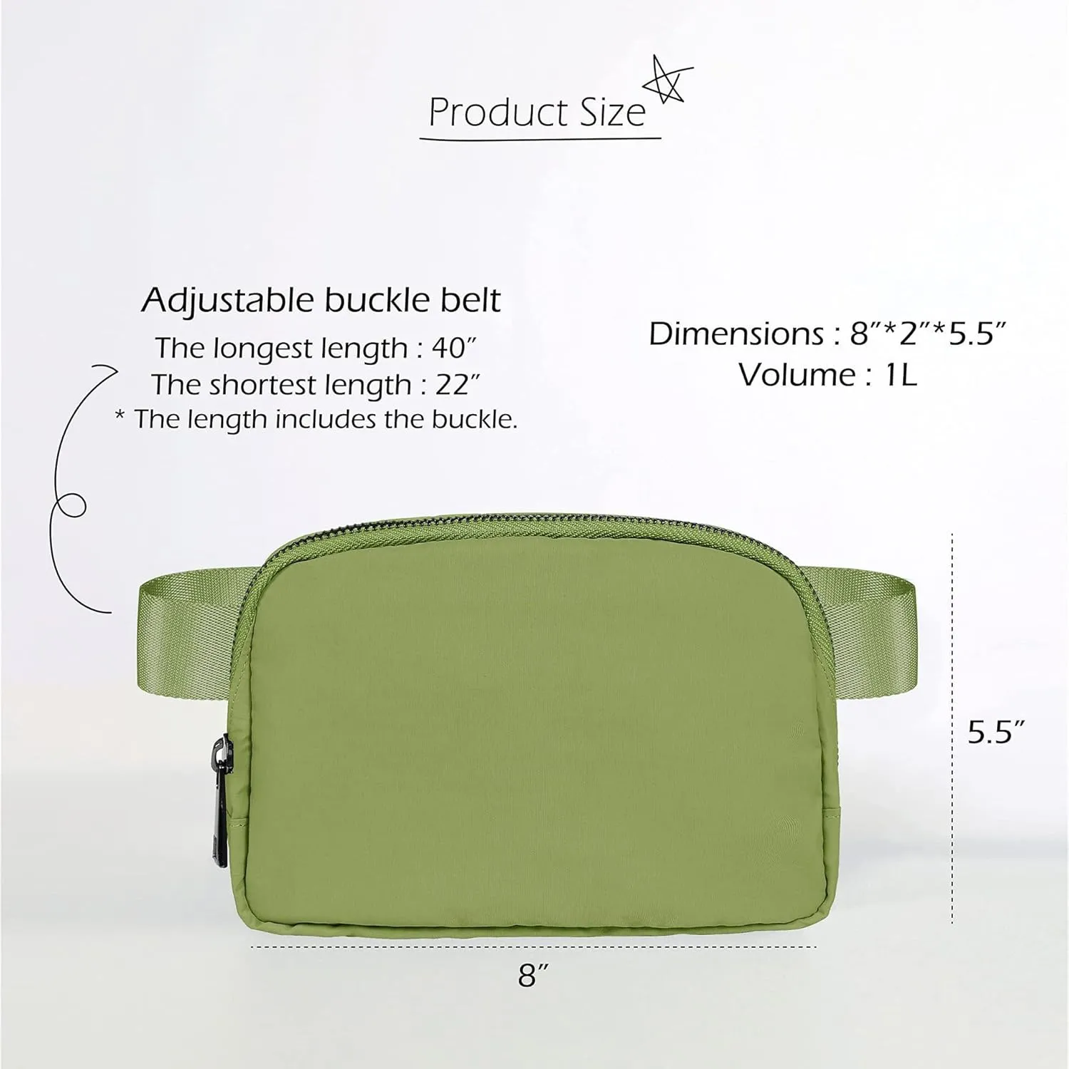 Waterproof Fanny Packs for Women Mini Belt Bag for Kids Fanny Packs for Women Mini Belt Bag Fanny Packs for Women Waterproof Waterproof Crossbody Pack Fashion Belt Bag With Adjustable Strap Brown