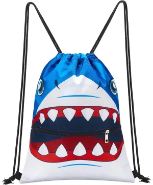WAWSAM Drawstring Backpack - Drawstring Bags for Kids Swim Bag for Beach