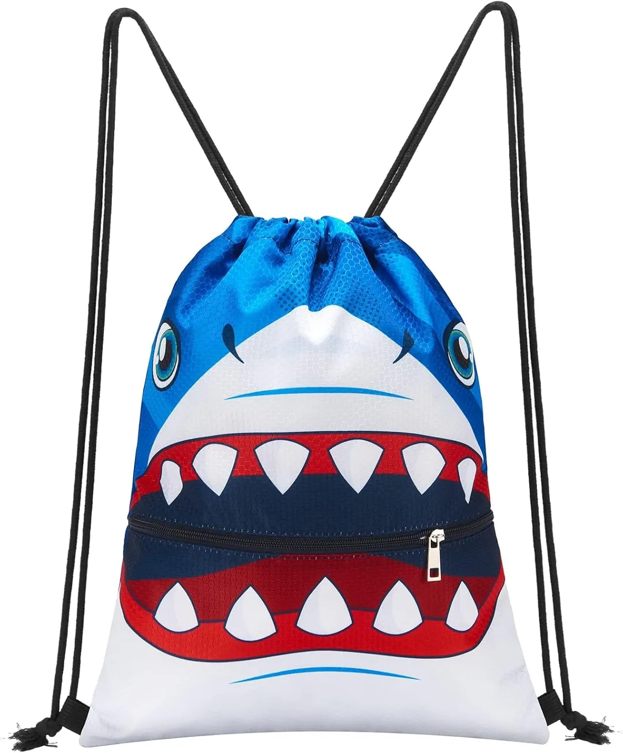 WAWSAM Drawstring Backpack - Drawstring Bags for Kids Swim Bag for Beach