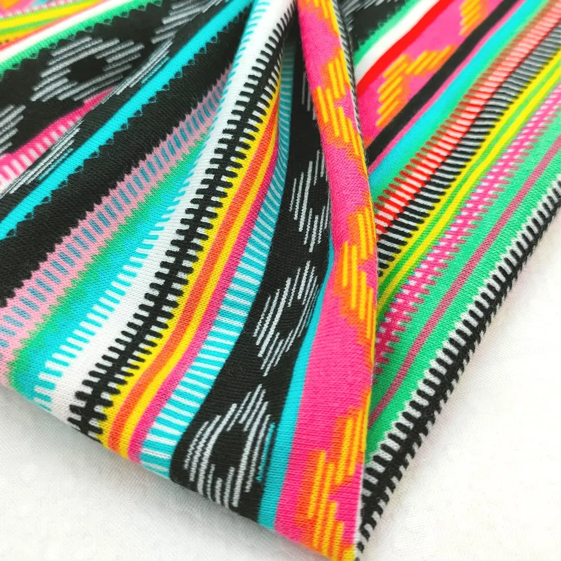 Wide Boho Headbands for Women Fashion Knotted Headband Yoga Workout African Head Wrap 4 Pack
