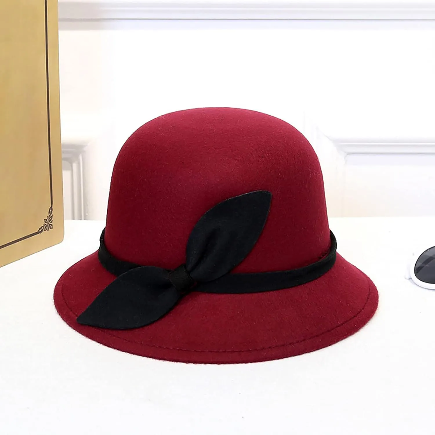 Wide Brim Hat Dress Hat for Women Ladies Church Wedding Cap Winter Hats for Women Church Hats