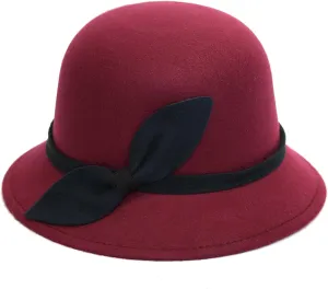 Wide Brim Hat Dress Hat for Women Ladies Church Wedding Cap Winter Hats for Women Church Hats
