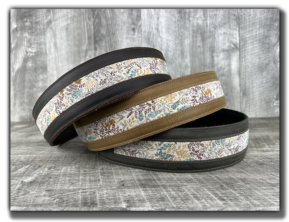 Wildwood - Aged Steel Leather Guitar Strap