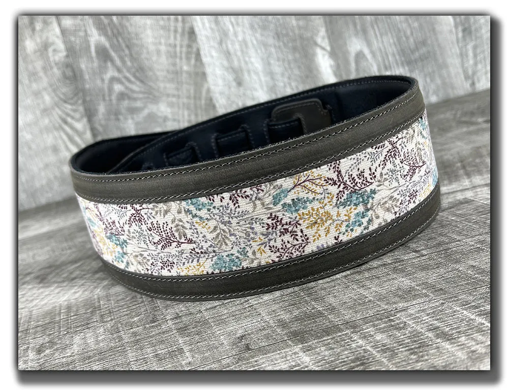 Wildwood - Aged Steel Leather Guitar Strap