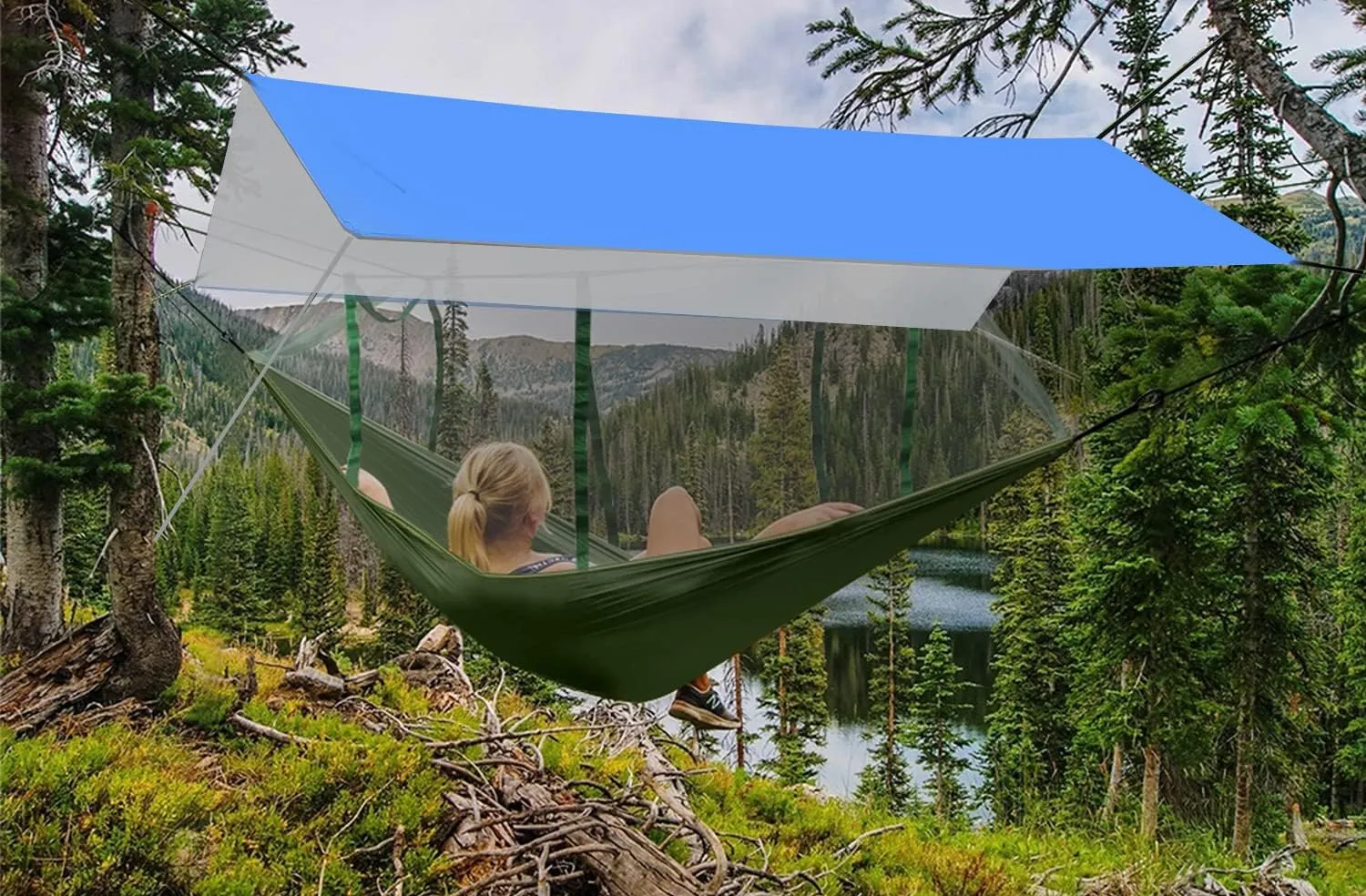 Wind Tour Portable Multifunctional Tent Footprint Traveling Awning Backpacking Rain Fly Tarp Waterproof Shelter Outdoor Camping Sun Shelter for Hiking, Beach (177177 in)