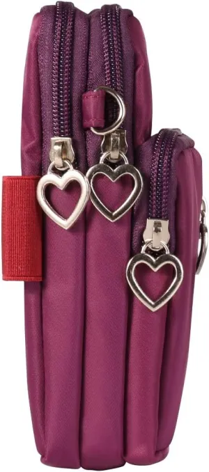 Women Small Crossbody Phone Bag Cell Phone Purse Shoulder Pouch Armband Wallet Case Handbag for iPhone Samsung Google Pixel